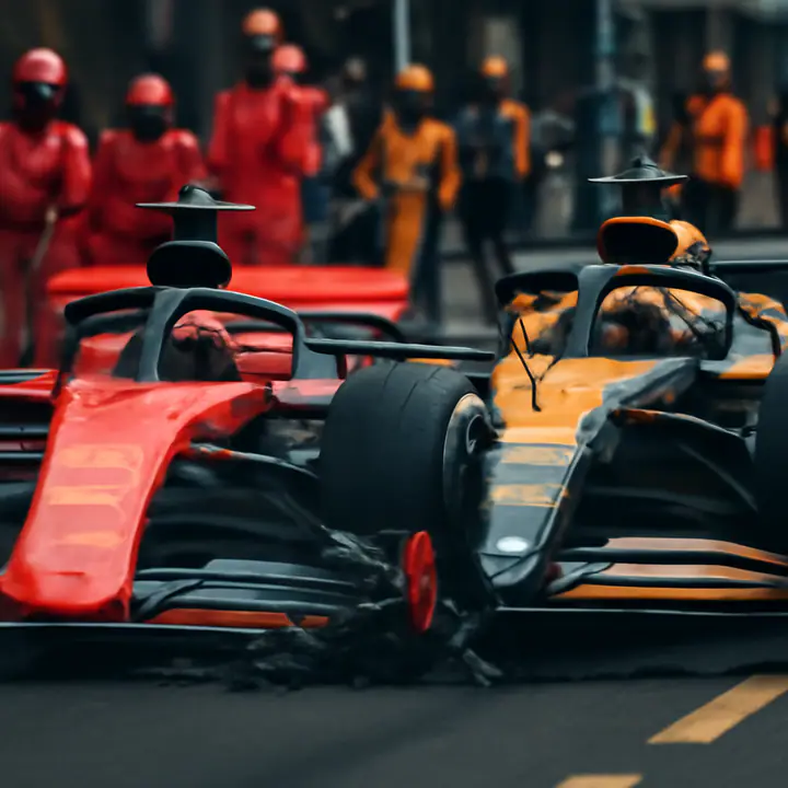 El choque en boxes de Leclerc y Norris en Singapur: una lección estratégica para Ferrari y McLaren