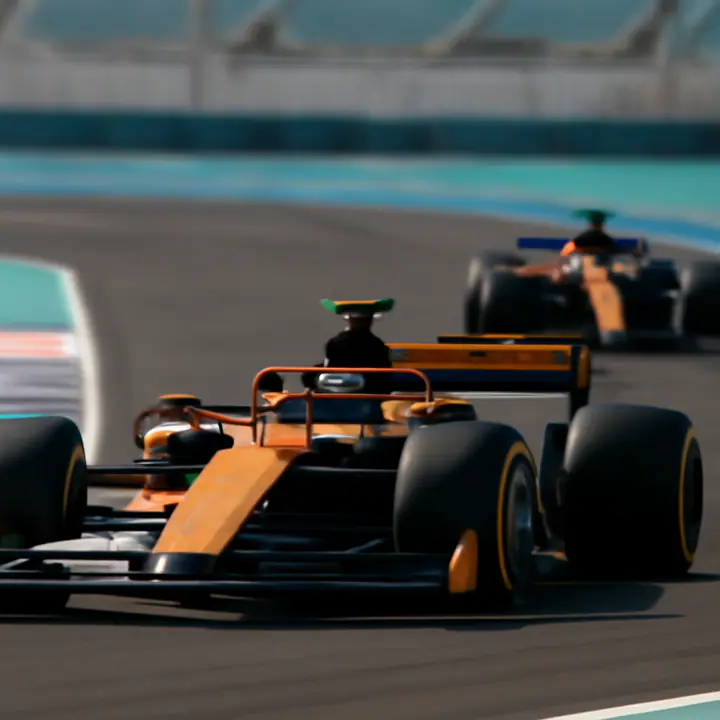 Lando Norris domina los entrenamientos libres en Abu Dhabi, Verstappen segundo y Piastri 11º